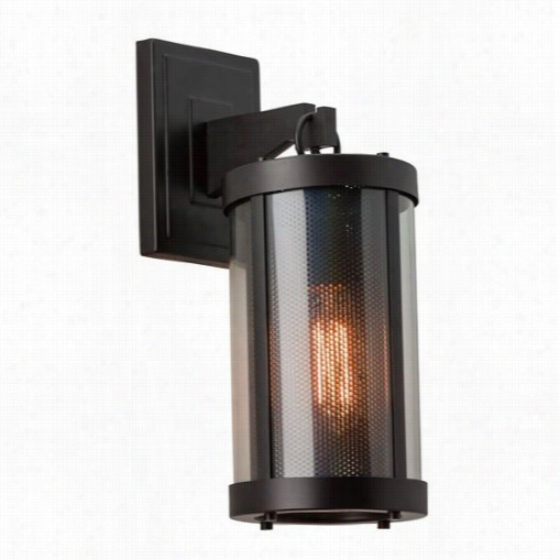 Feiss Ol12000orb Bluffton 15-7/8""h 1 Lght Outdoor Wall Sconce In Oil Rubbed Broze