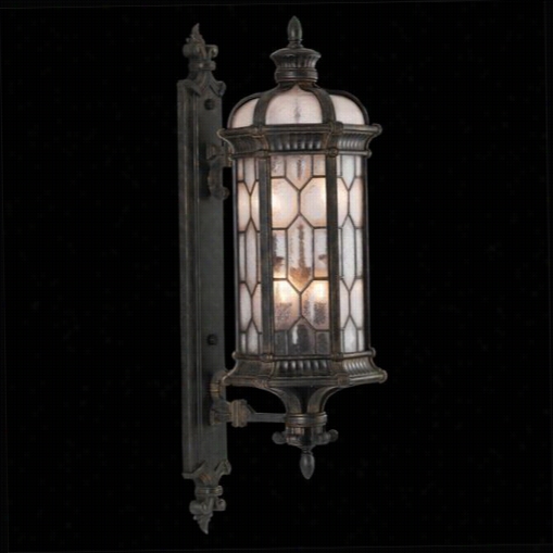 Fine Art Lamps 413981 Devonshire 399""h 4 Light Outdooor Wall Sconce In Antique Bronz E