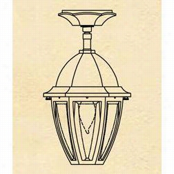 Hanover Lantern B12221 Small Sturbridge  1 Light Outdoor Flush Mont