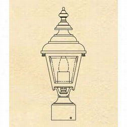 Hanover Lantern B2430 Small Pylm Outh 1 Light Outdoor Post Lamp