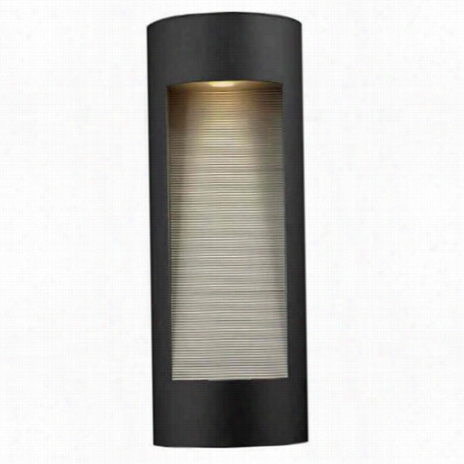 Hinklwy Lighting 1664sk Luna Large 2 Lighto Utdoor Wall Sconce In Satin  Black