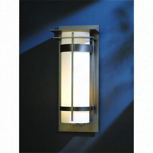 Hubbardfon Forge 305995d Banded 1 Light Outdoor Wall Sconce