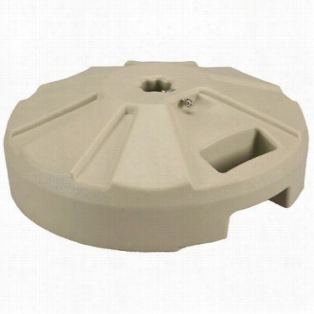 Patio Living Concepts 00234 Umbrella Base Unfilled In Beige