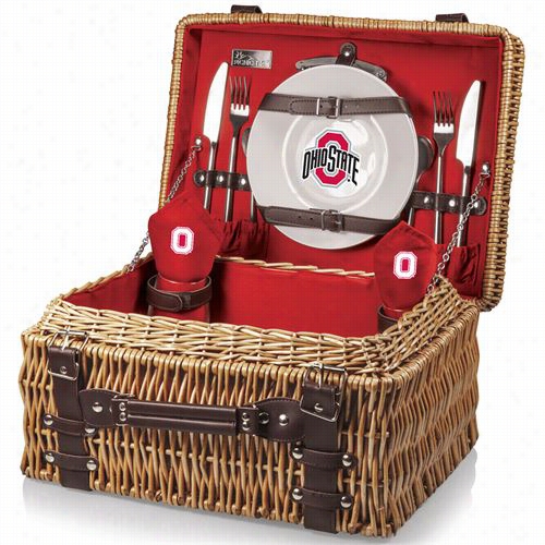 Picnic Time 208-40 Champion Oiho State Buckeyes Diggital Print Basket