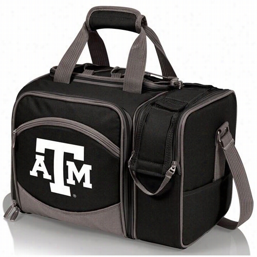 Picnic Time 508-23-175-562-0 Malibu Texas A And M Aggies Embroidered Tote In Black