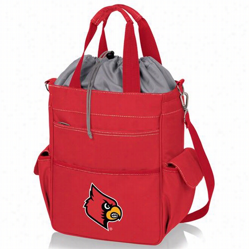 Picnic Time 61400 Activo University Of Louisville Cardinals Dgital Print Waterproof Tote