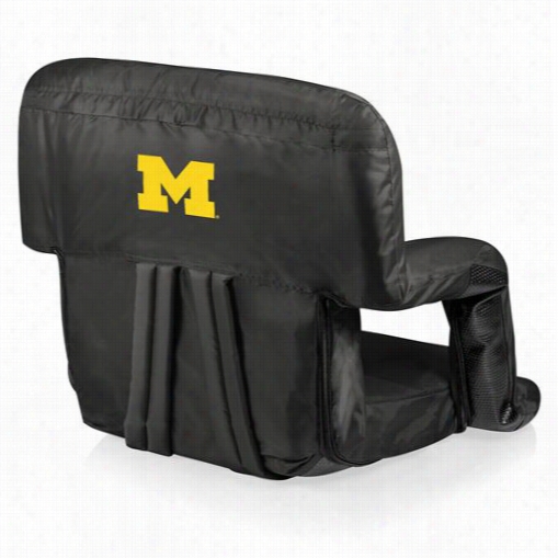 Picnic Time 618-00-179-44-0 Ventura Universty Of Michigan Wolverines Digtial Print Seat In Lback