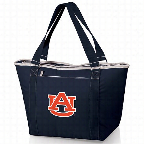 Picnic Time 619-00-138-042-0 Topanga Auburn U Tigers Embroidered Cooler Tote In Navy