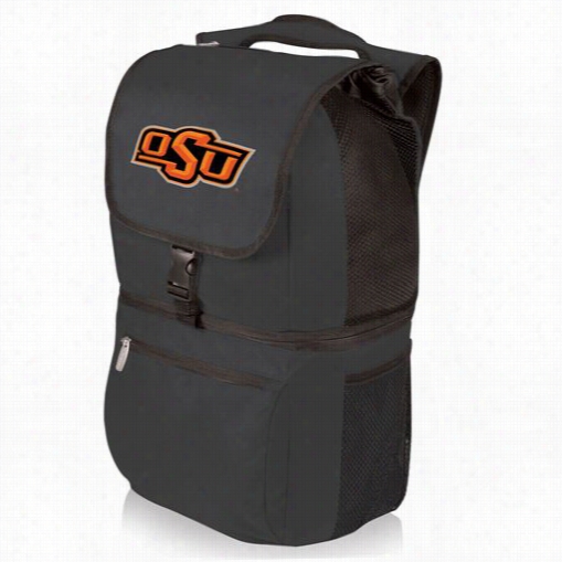 Picnic Time 634-00-17-4620 Zuma Oklahoma State University Embroiidered Backpakc In Blacm