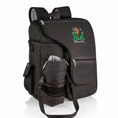 Picnic Spell 641-0 0-175-894-0 Turimo Marshall U Thundering Herd Digital Print Backpack In Black