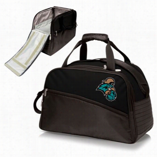 Picnic Itme 671-00-175-734-0 Stratus Coastal Carolina Chanticleers Digital Print Duffel Bag In Black