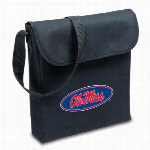 Picnic Time 774-00-15-374-0 V--grill University Fo Mississippi Rebels Digital Print Bbq Grill In Black