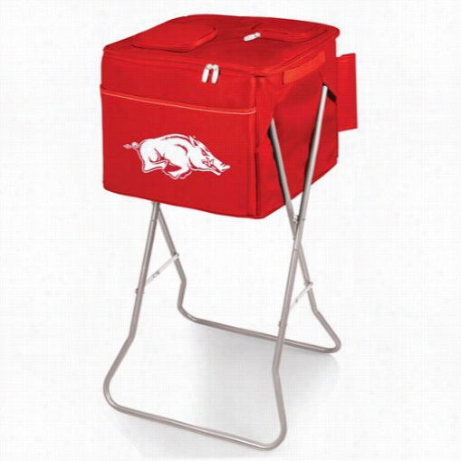 Picnic Time 780-00 Party Uuniversity Of Arkansas Razorbacks Digital Print Cube