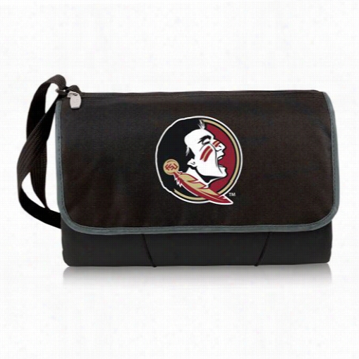 Picnic  Ttime 820-00-175-174-0 Florida State Seminoles Digital Print Blanket Ote In Blaack