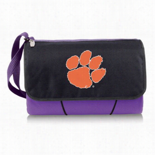 Picnic Time 802-00 Clemson Univer Sity Tigers Di Gital Print Blanket Tote