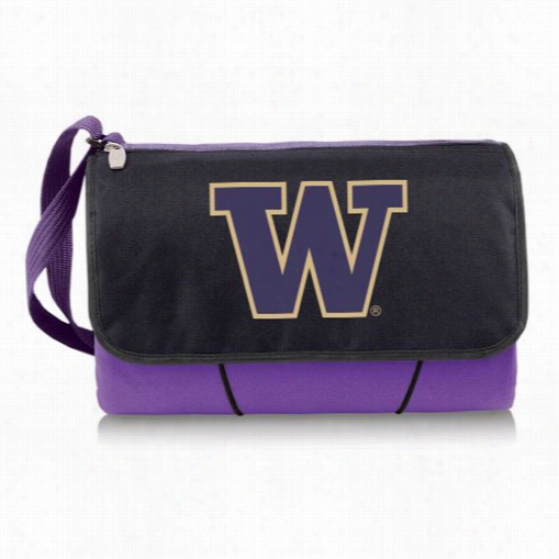 Picnic Time 820-00 Uuniversity Of Washington Huskies Digital Print Blanket Tote