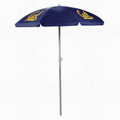 Piccnic Time 822-00-138-074-0 University Of Cal Berkeley Golden Bearss Digital Print Umbrella In Nav Y