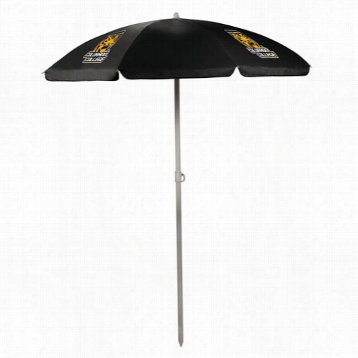 Picnic Tome 822-00-179-774-0 Colirado College  Tigers Digital Print Umbrella In Black