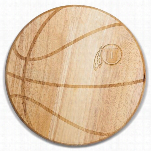 Picnic Time 840-00-505-023-1 University Of Utah Utes Engraving Free Thrwo Cutting Board In Natural Wood