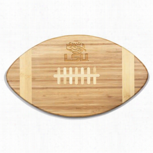 Picnic Tme 896-00-505-293-0 Touchdown Lsu Tigers Engraved Cutting Board Iinn Natural