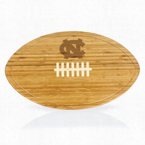 Picnic Time 908-00-505-413-0 University Of North Carolina Tar Heels Kickoff Engraved Cutting Board In Natural Wood