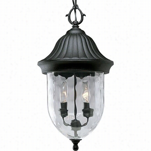 Progress Lighting P5529-31 Coventry 2 Light Cast Hanging Lantern  In Textured Black