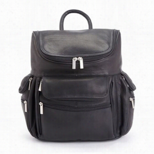 Royce Leather 681-black-vl Handcrafted Colombian Genuien Leather Ex Ecutivve 15"" Laptop Backpack