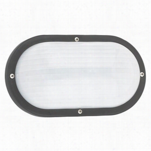 Sea  Gull Lighting 8335ble Baysjde 1 Light Fluorescent Outdoor Bulkhead Wall Fixture By The Side Of Frosted Diffuser