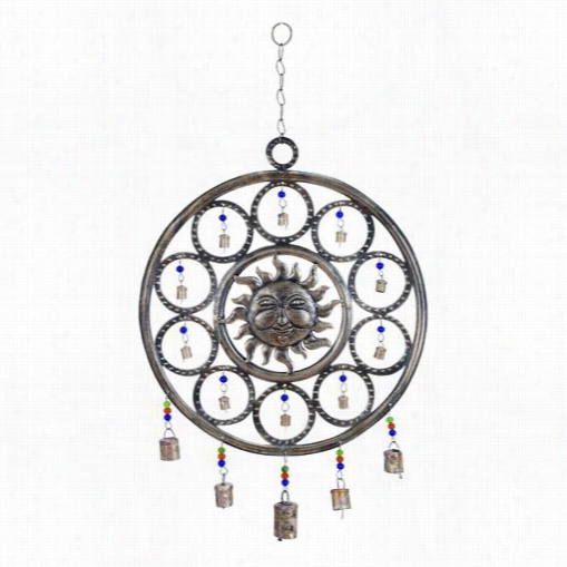 Woodland I Mports26756 Rustproof Metal Sun Wind Chime