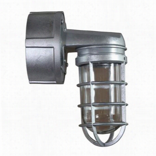 An P Lighting Vtw100gllc-rtcnc-32wpl-gupc100-49 Hemingwway 8"" 1 Light Ojtdoor Alumiunm Wall Sconce In Galvanized