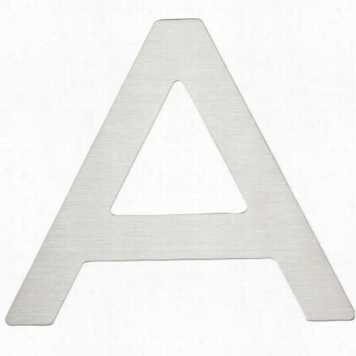 Atlas Homewares Pgnna-ss Paragom 4"" House  Number Letter A In Sstainless Steel