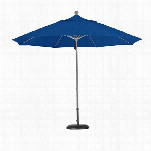 California Umbrella Alto808 9' Fiberglass Pulley Open Market Umbrella