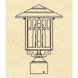 Hanover Lantern B28430 Medium Indian Wells  1 Light Exterior Post Lamp