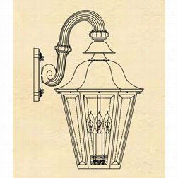 Hanover Lantern B55frm Large Manor 25w Per Socket 3 Light Outcoor Wall Ljght