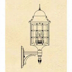 Hanover Lantern B83 10 Large Revere 25w Per Socket 3 Light Outdoor Wall Light