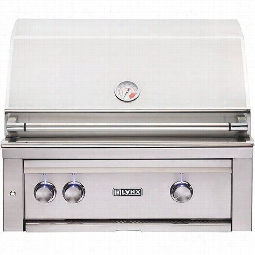 Lyn L500psr L500 Built-in Gas Grill With Rotisserie, 1 Prosear, 1 Burner And 1 T Ube Burner