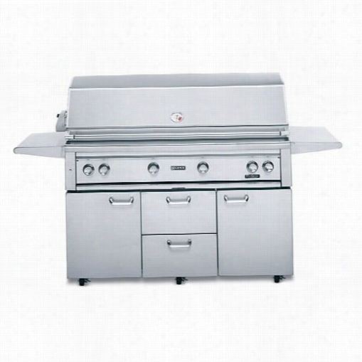 Lynx L54psfr-2 54"" Freestanding Gas Grill With 1 Prosear Ir And Rotisserie