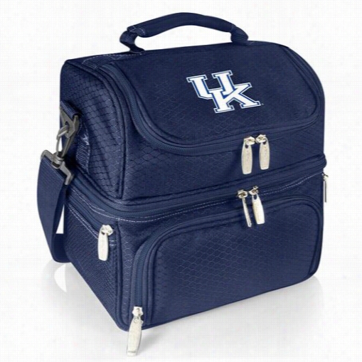 Picnic Tiime 512-80-138~264-0p Ranzo Universit Yof Kentucky Digital Print Individual Cooler In Navy