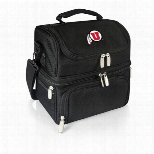 Picnic Allotted Period 512-80-175-0224-1 Printazno Personal Cooler Inblack With University Of Utah Utes Digital Print