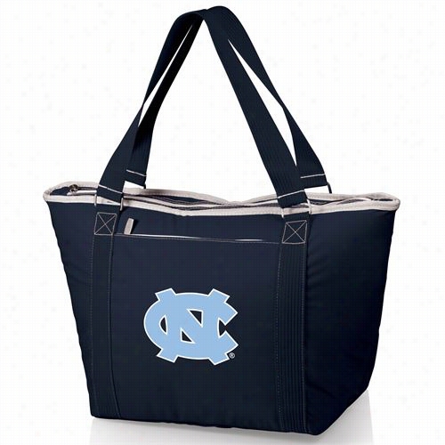 Picnic Time 6119-00-38-414-0 Topaga University Of North Carolina Tar Heels Digital Print Cooler Tote In Navy