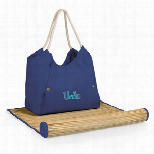 Picnic Time 638-00-138-084-0 Cabo Ucla Bruins Digital Print Tote And Mat In Navy