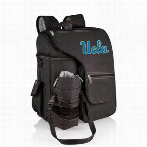 Picnic Time 614-00-175-84-0  Turismo Ucla Bruins Dig Ital Print Backpack In Black