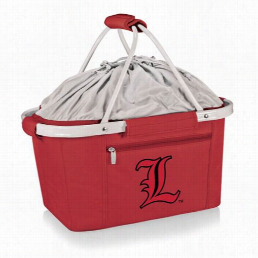 Picnic Ime 645-00-100-302-0 Etro University Of  Loouisville Cardinals Embroider Basket In Red