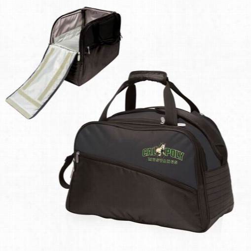 Picnic Allotted Period 671-00-175-904-0 Stratus Cal Poly Mustangs Digital Print Duffrl Bag In Black