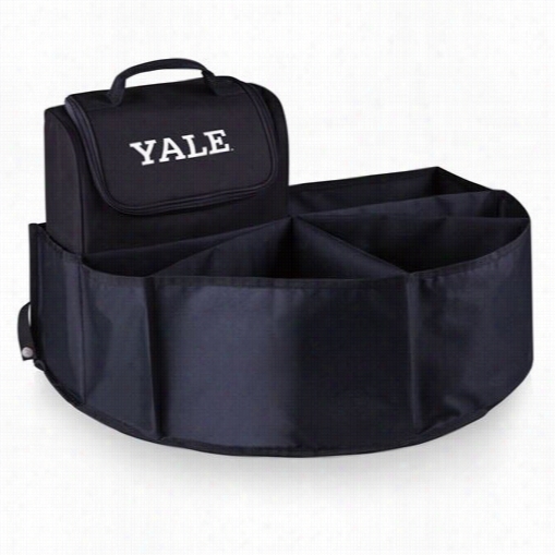 Picnic Time 715-00-1790-54-1 Trunk Boss In Black With Yale University Bulldogs Digitalp Rint