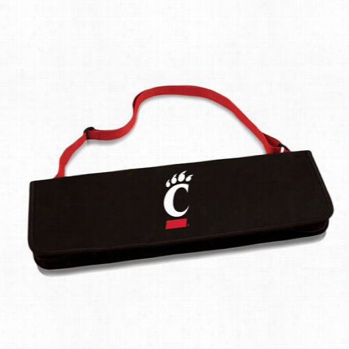 Picnic Time 747-03-100-664-0 Metro University Of Cincinnati Bearcats Digital Print Bbq Toote In Red