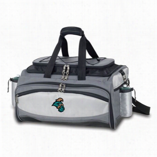 Picnic Time 770-00-175-732-0 Vulcan Coastal Carolina Chanticeers Embroidered Basket In Black