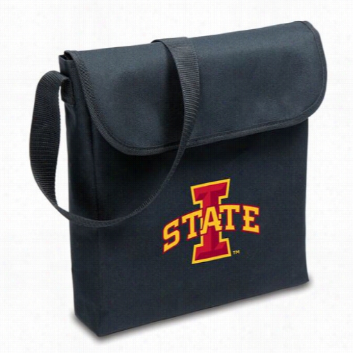 Picnic Time 774-0 0-175-234-0 V-grill Iowa State Univer Sit Y Cyclones Digital Print Bbq Grill In Black