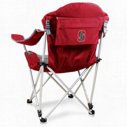 Picnic Time 803-00 Stanford University Digital  Print Reclining Camp Chair