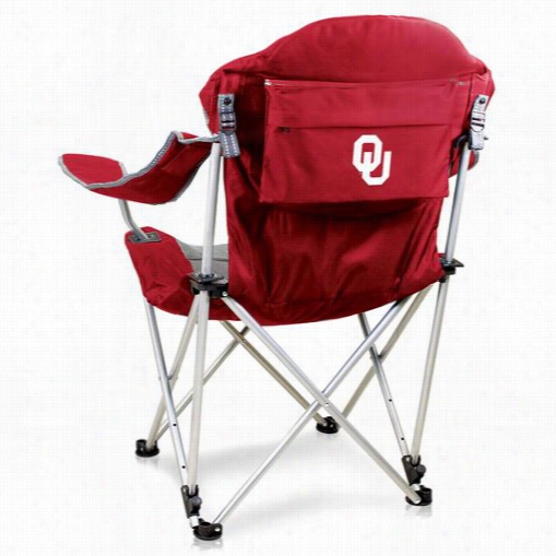 Picnic Time 803-00 University Of Oklahoma Sooners Diggital Printreclining Camp Chair